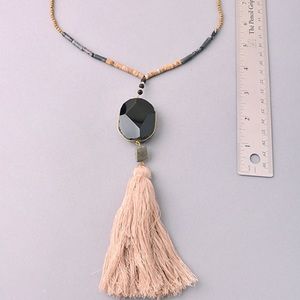 ✨NEW✨Bohemian, Boho Natural Stone Tassel Necklace✨‼️Discounted Shipping‼️